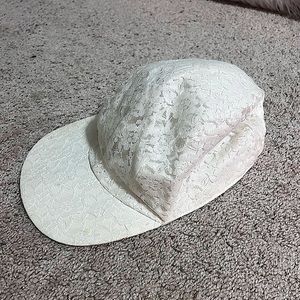 White Floral Flex Fix Hat